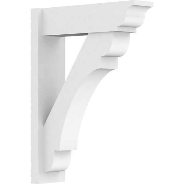 Ekena Millwork Olympic Architectural Grade PVC Outlooker with Traditional Ends, 7"W X 24"D X 32"H OUTP07X24X32OLY01 - main